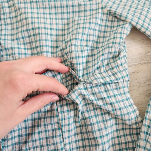 Toad&Co Marvista Tunic Long Sleeve Button Up Shirt Blue Size Small - Picture 6 of 9